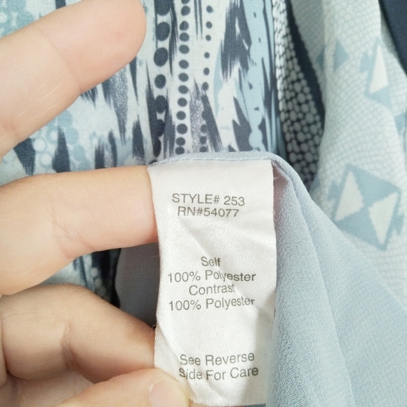 Cabi Mixed Print Tunic Top Style 253 - Picture 4 of 6